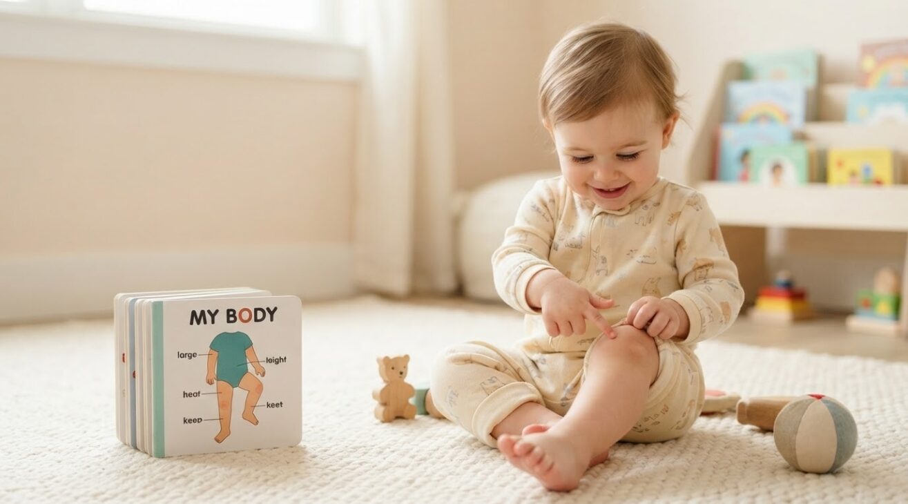 Learn the Word Knee for 1-Year-Old Toddlers
