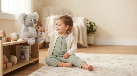 Koala learning activity for a 1-year-old