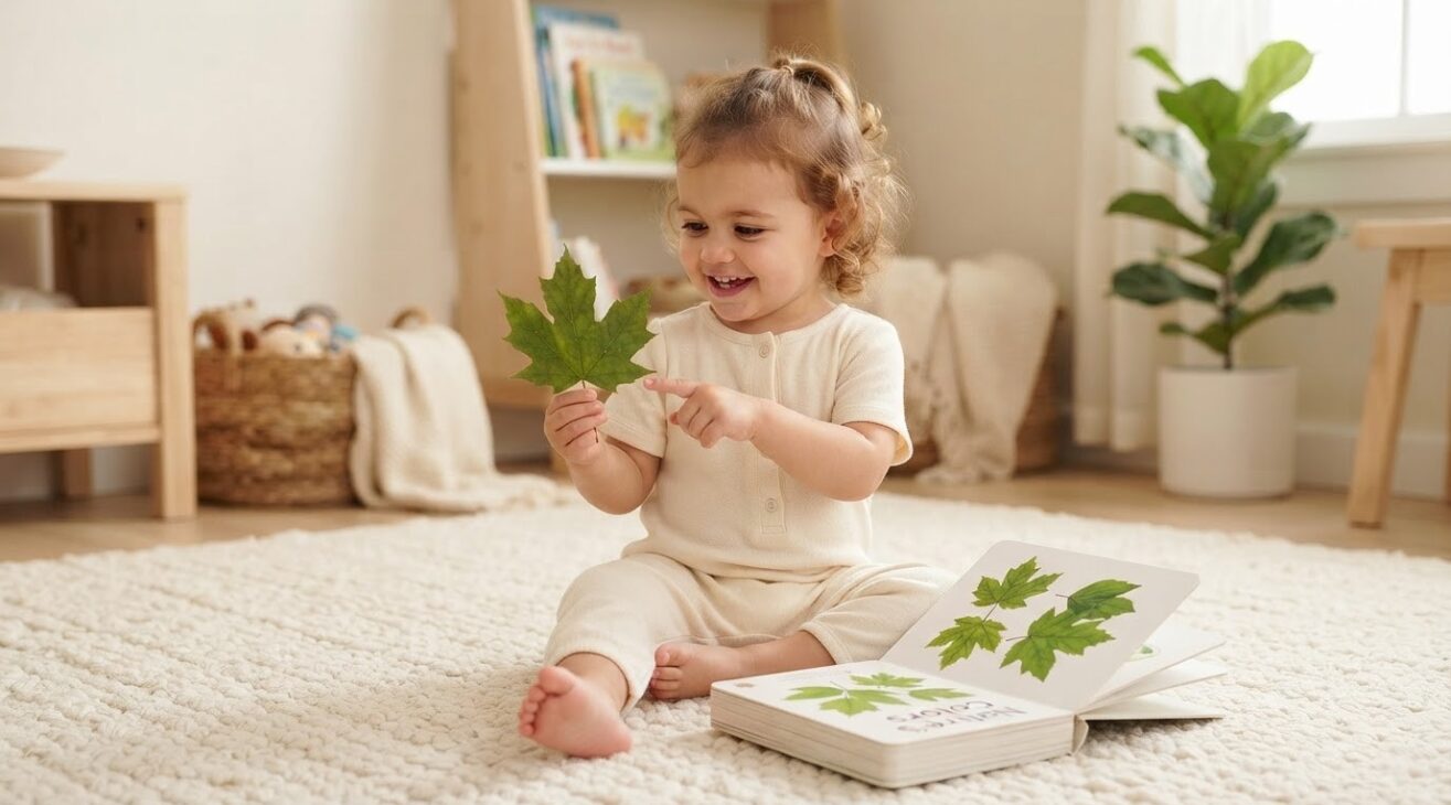Learn the Word Leaf for 2-Year-Old Toddlers