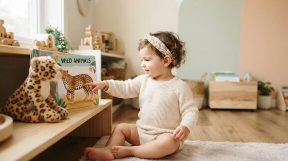 Leopard learning activity for a 1-year-old