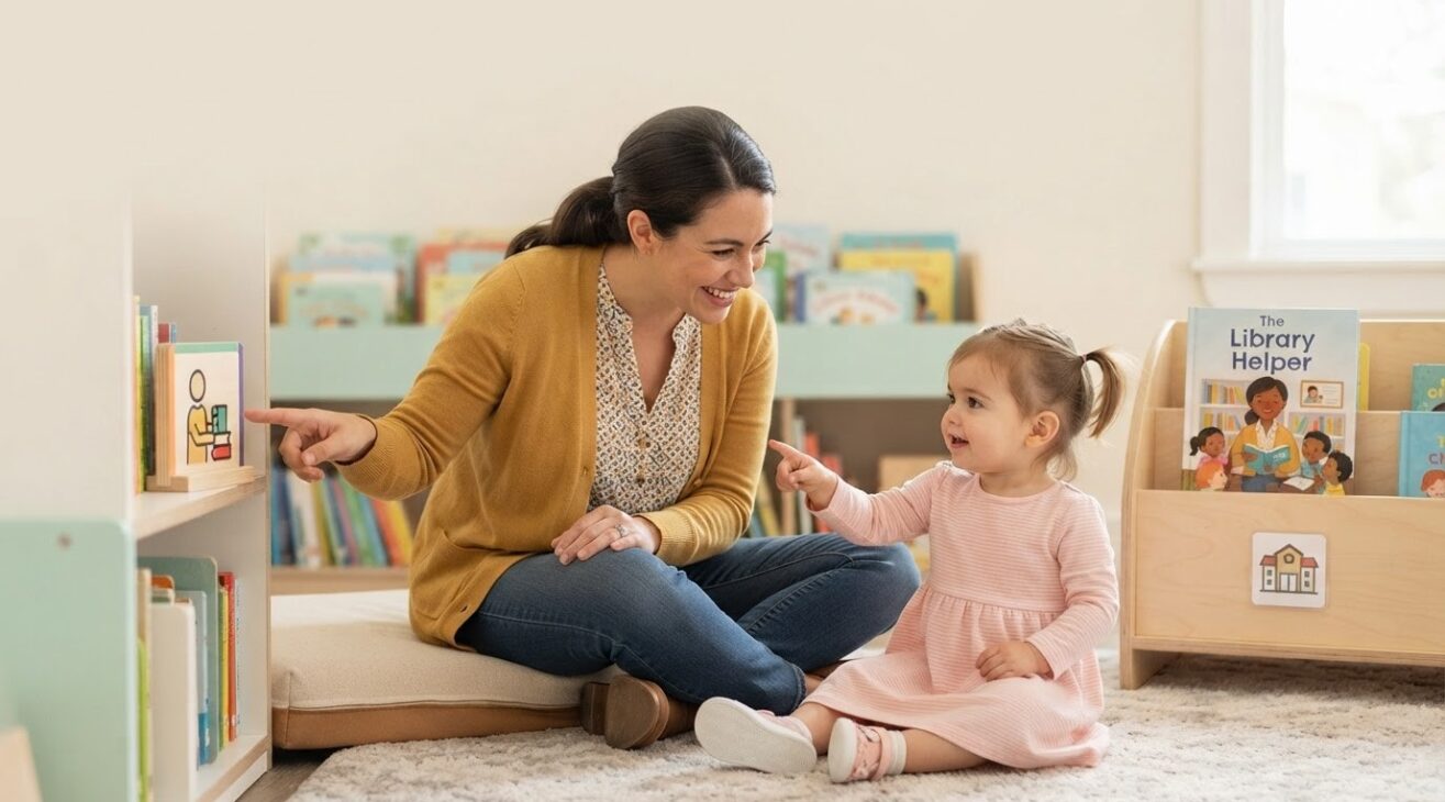 Learn the Word Librarian for 2-Year-Old Toddlers