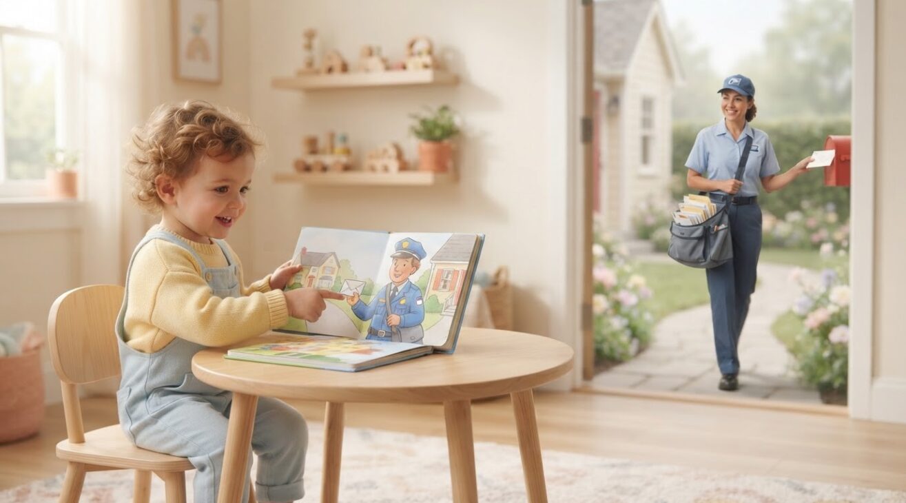 Learn the Word Mail Carrier for 2-Year-Old Toddlers