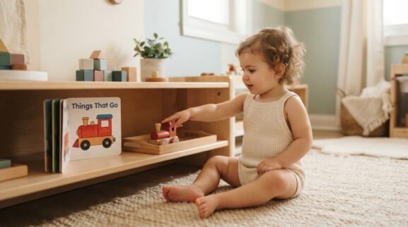 Mine learning activity for a 1-year-old