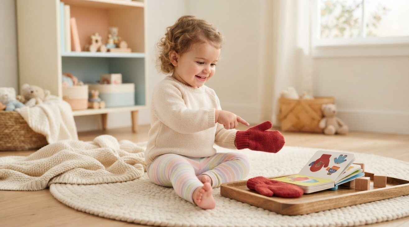 Learn the Word Mitten for 1-Year-Old Toddlers