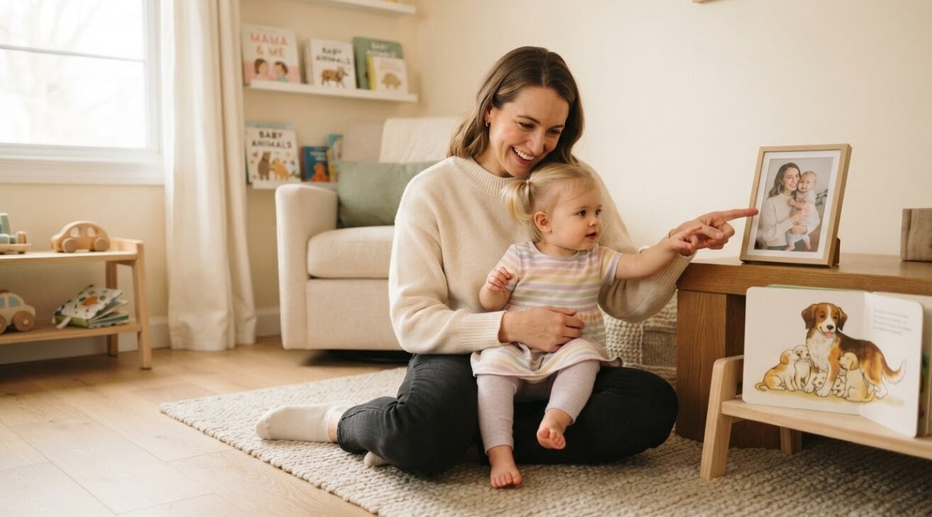 Learn the Word Mom for 1-Year-Old Toddlers