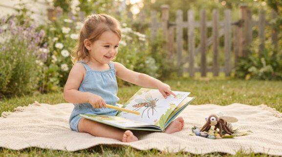 Mosquito learning activity for a 2-year-old