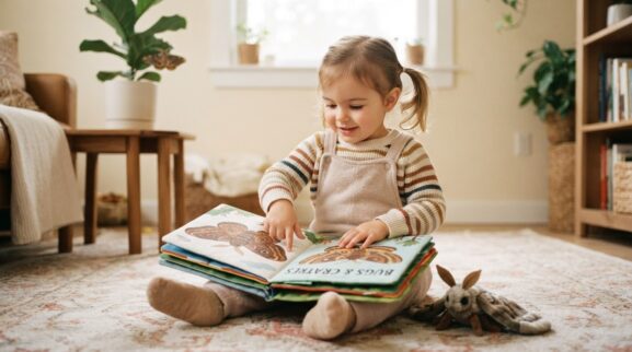 Moth learning activity for a 2-year-old