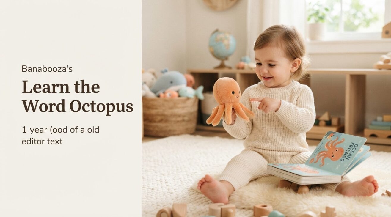Learn the Word Octopus for 1-Year-Old Toddlers