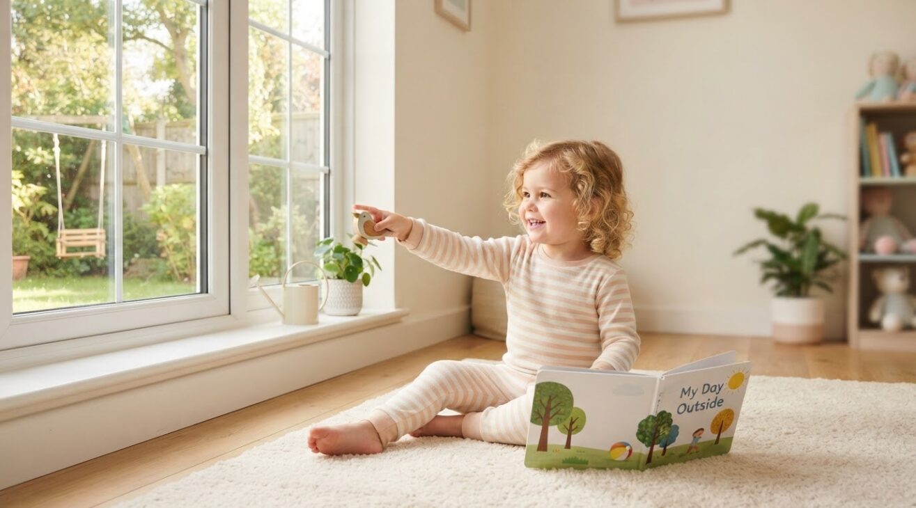 Learn the Word Outside for 2-Year-Old Toddlers