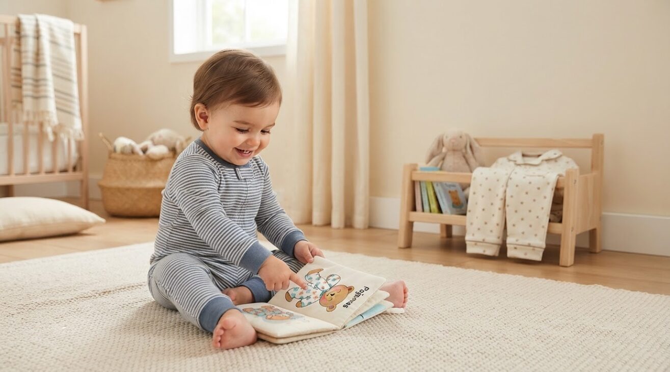 Learn the Word Pajamas for 1-Year-Old Toddlers