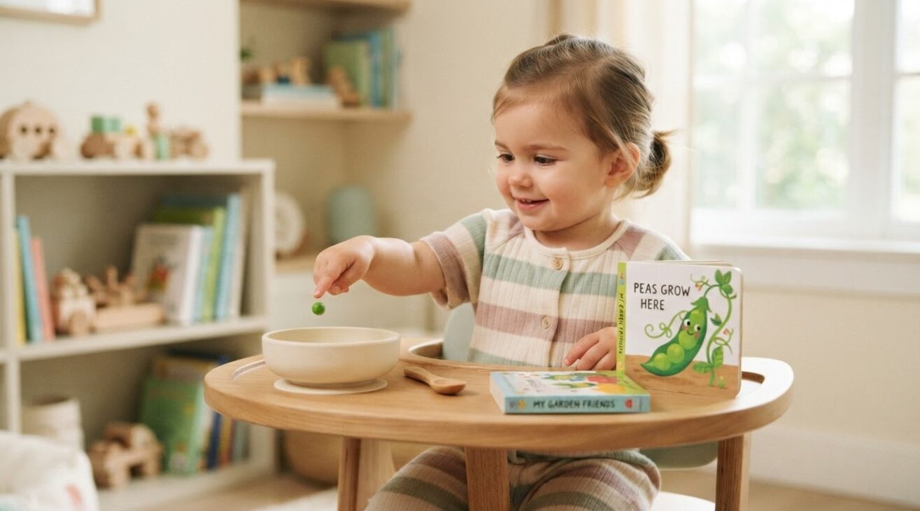 Learn the Word Pea for 1-Year-Old Toddlers