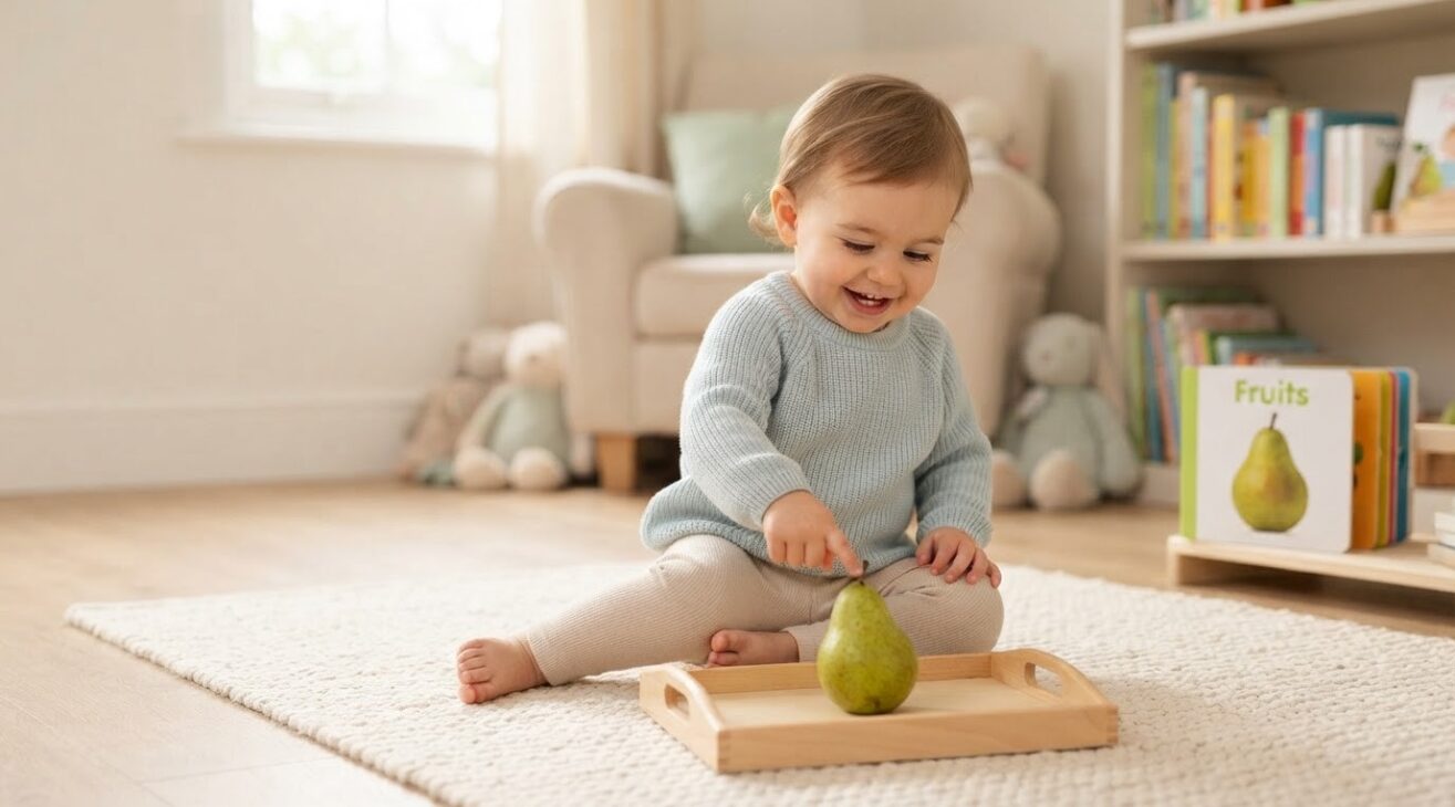 Learn the Word Pear for 1-Year-Old Toddlers