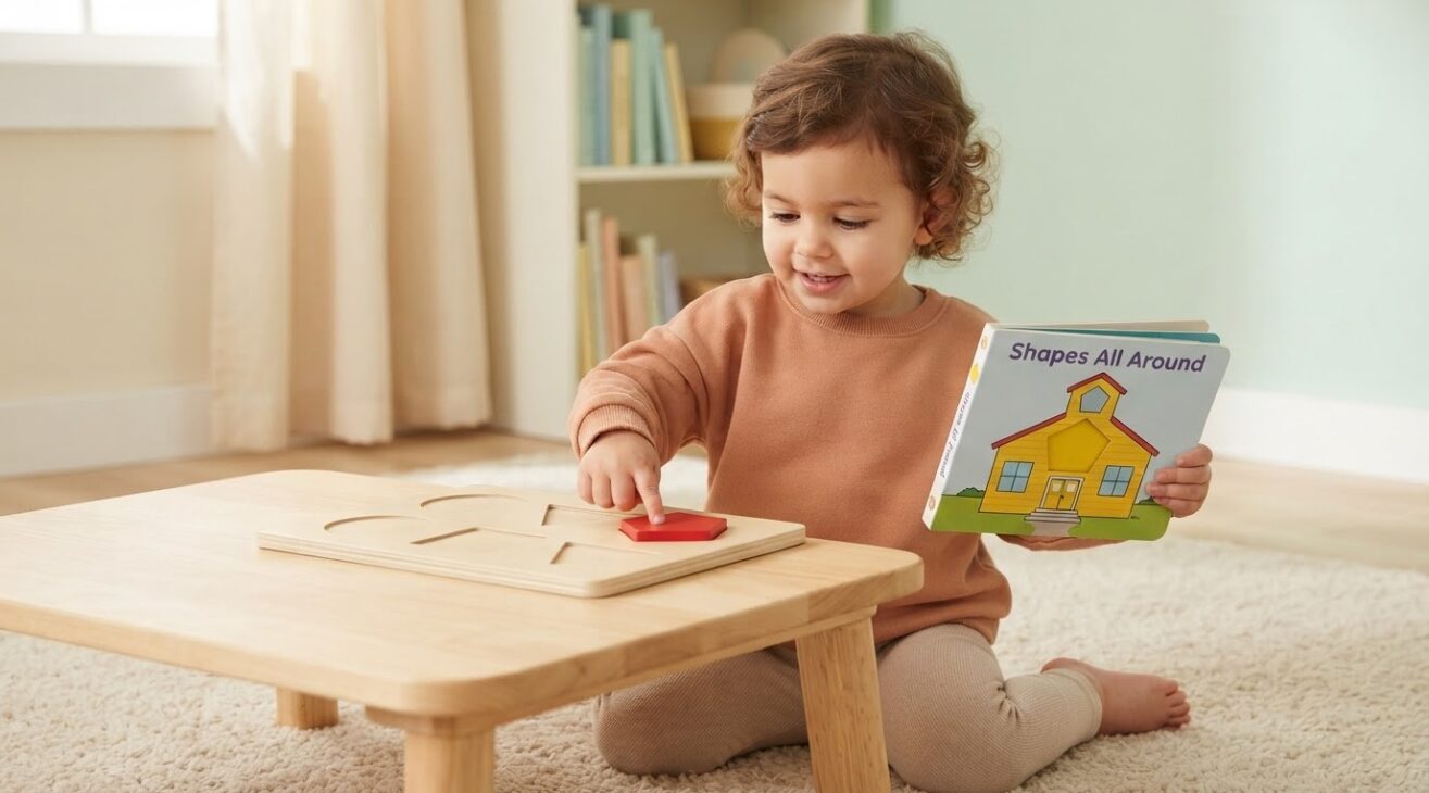 Learn the Word Pentagon for 2-Year-Old Toddlers
