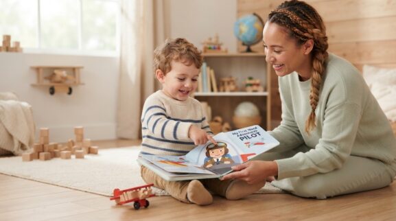 Pilot learning activity for a 2-year-old