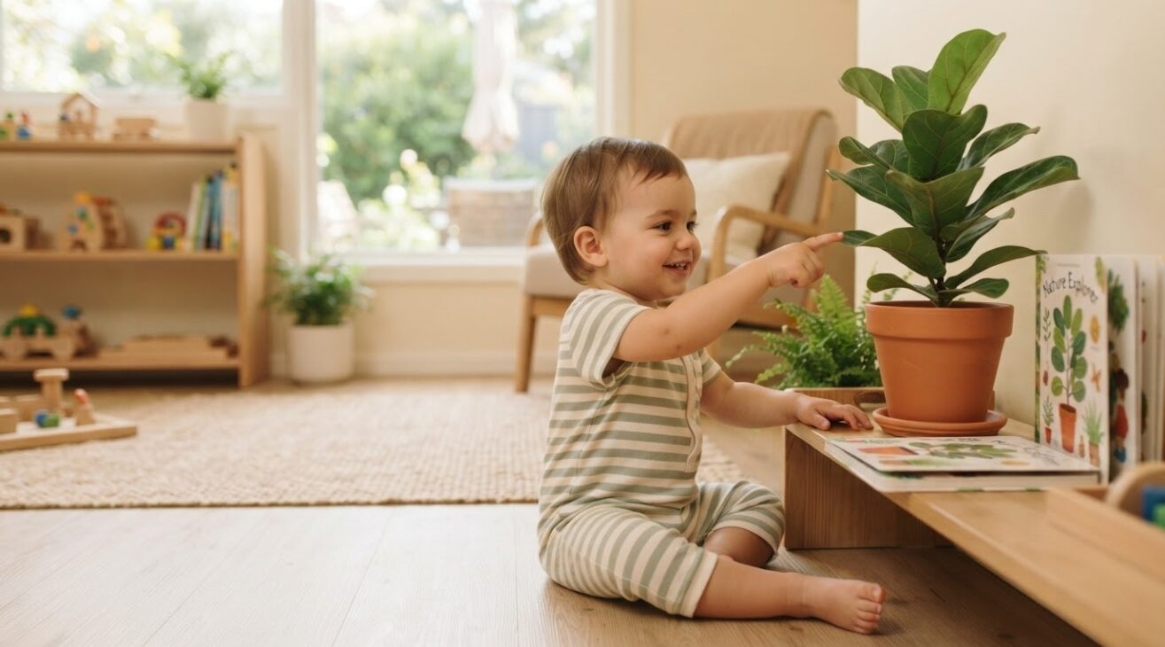 Learn the Word Plant for 2-Year-Old Toddlers