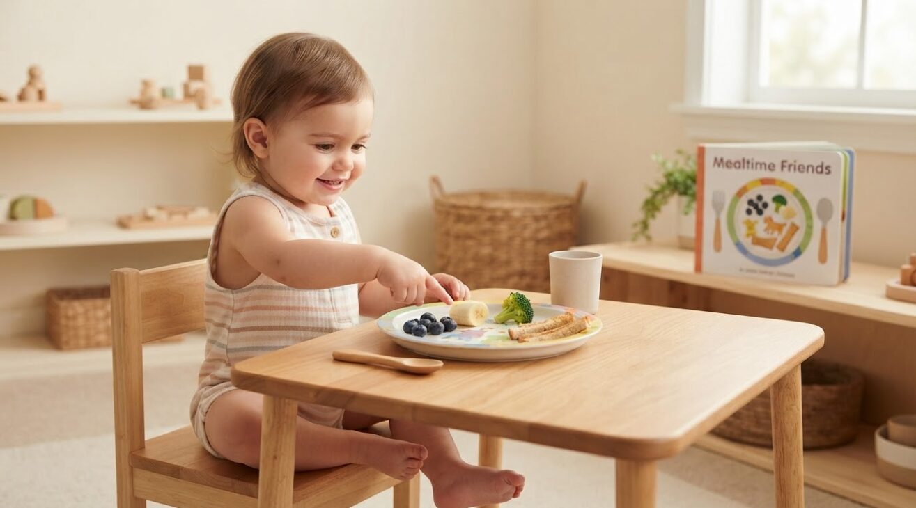 Learn the Word Plate for 1-Year-Old Toddlers