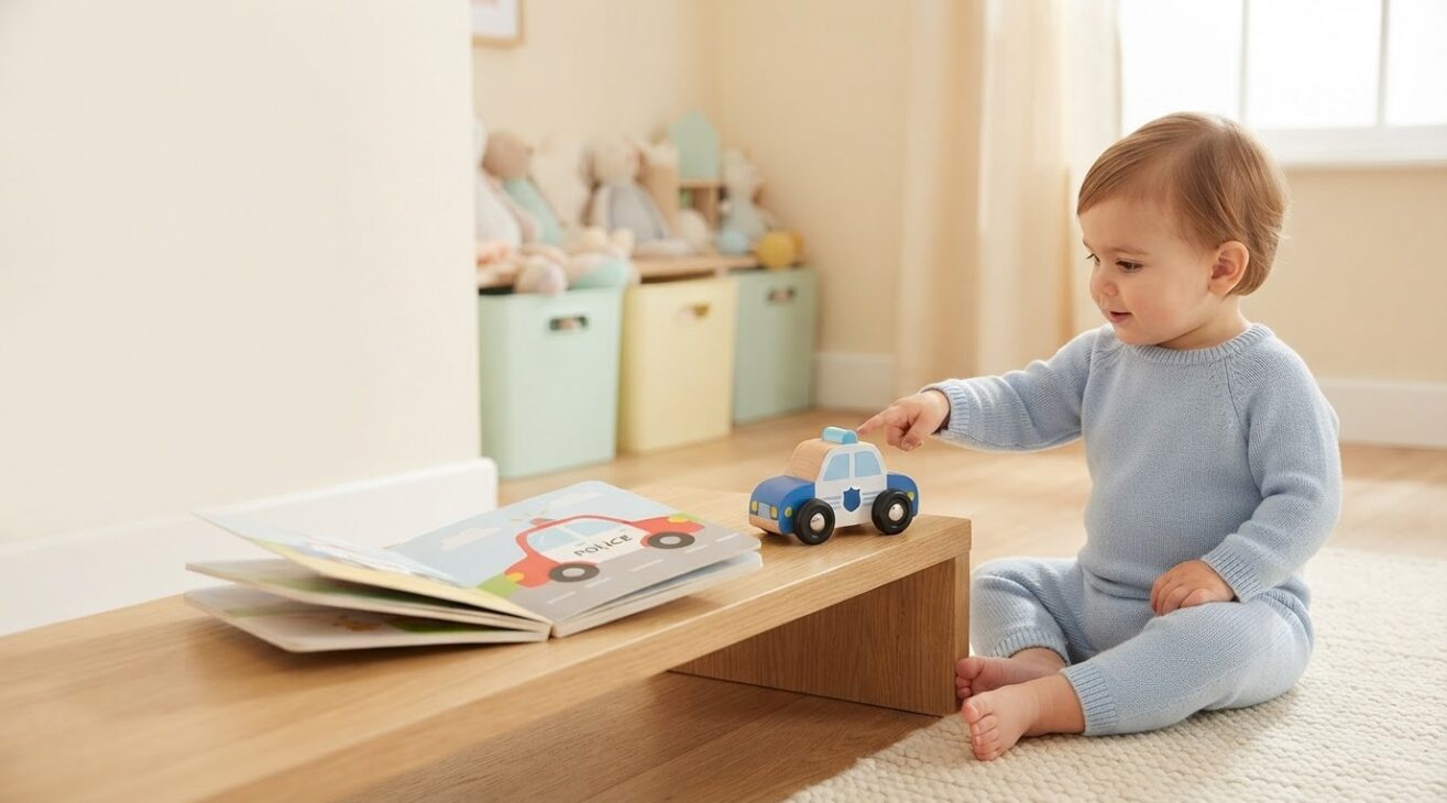 Learn the Word Police Car for 1-Year-Old Toddlers
