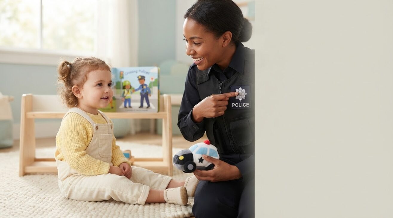 Learn the Word Police Officer for 2-Year-Old Toddlers