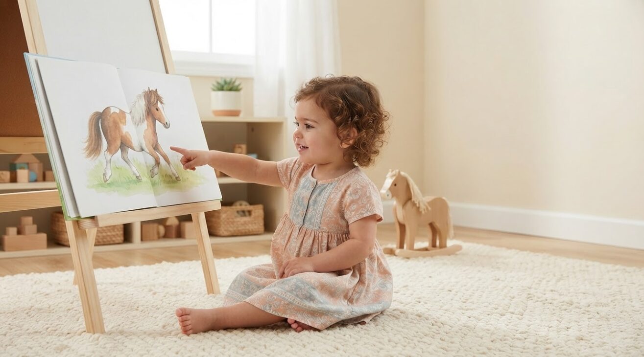 Learn the Word Pony for 1-Year-Old Toddlers