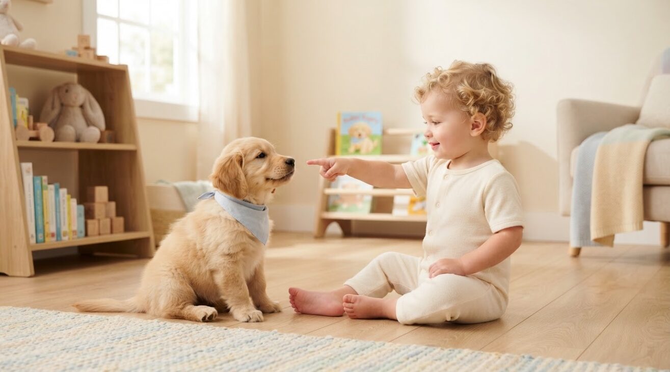 Learn the Word Puppy for 1-Year-Old Toddlers