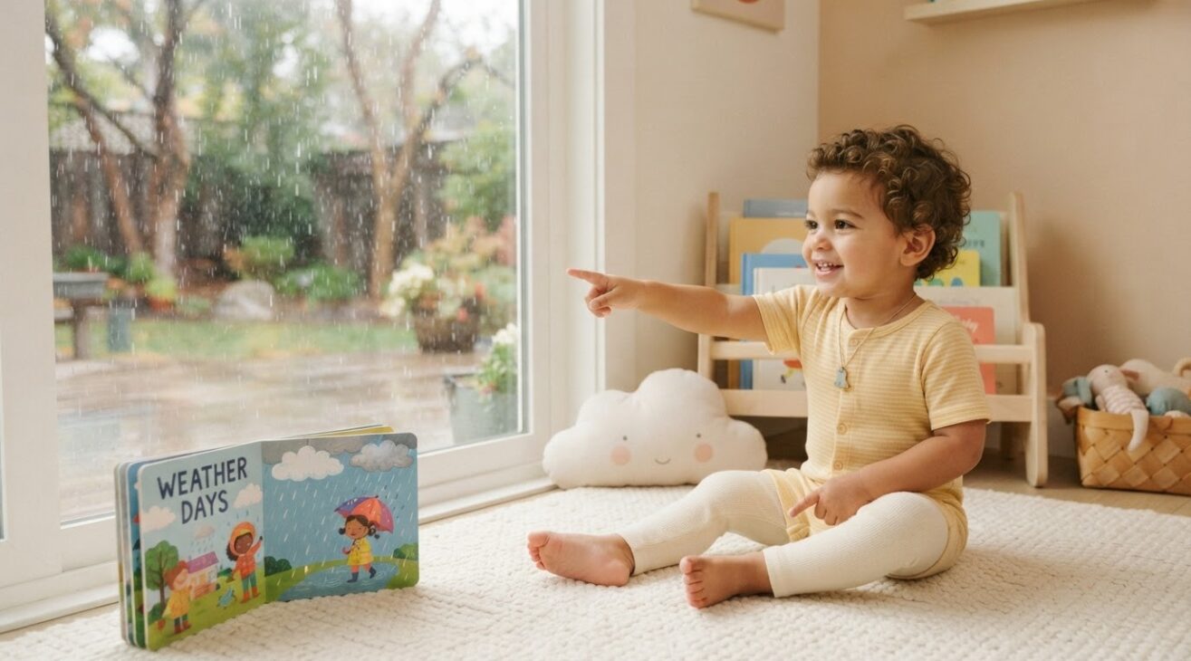 Learn the Word Rainy for 2-Year-Old Toddlers