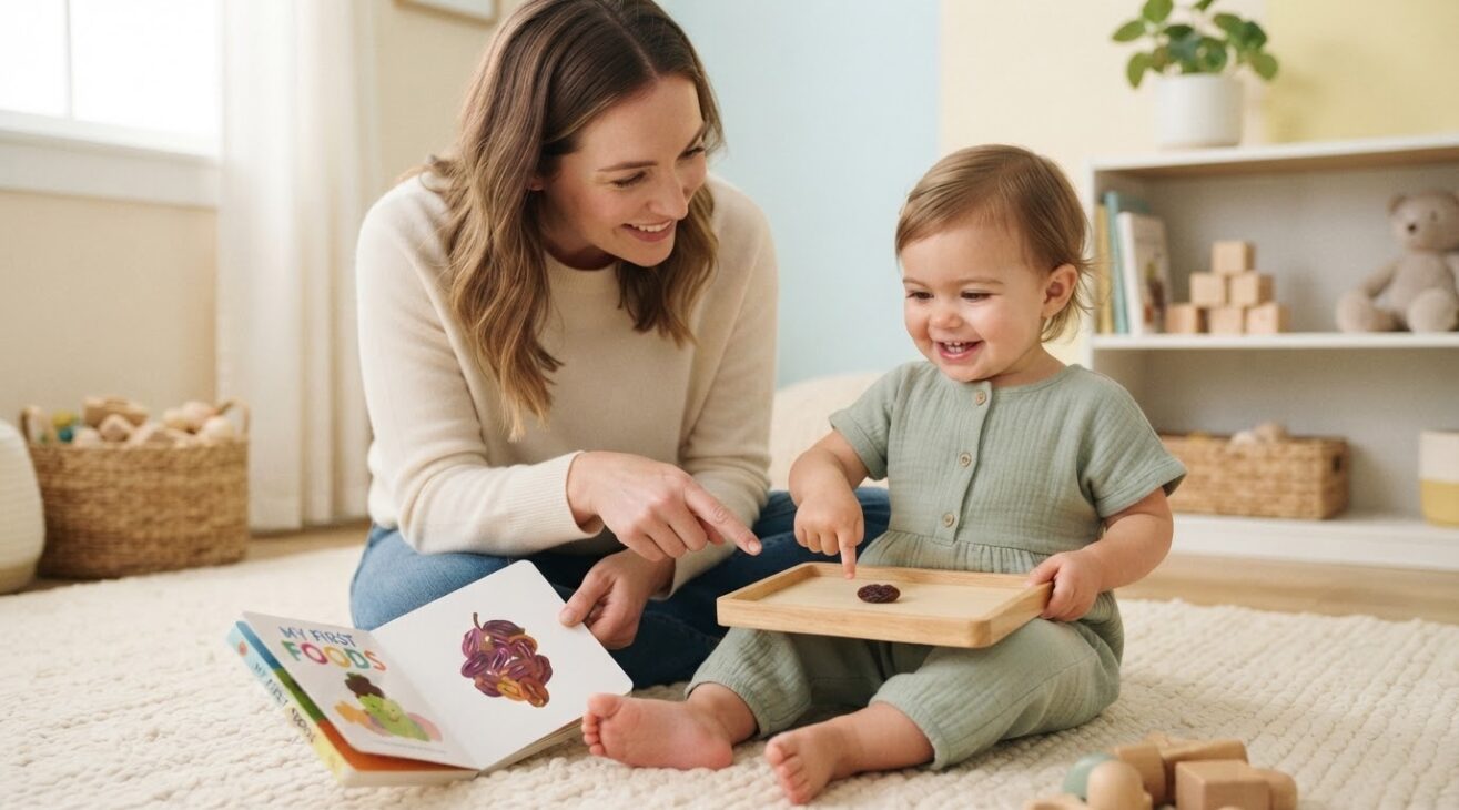 Learn the Word Raisin for 1-Year-Old Toddlers