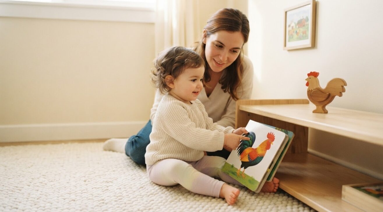 Learn the Word Rooster for 1-Year-Old Toddlers