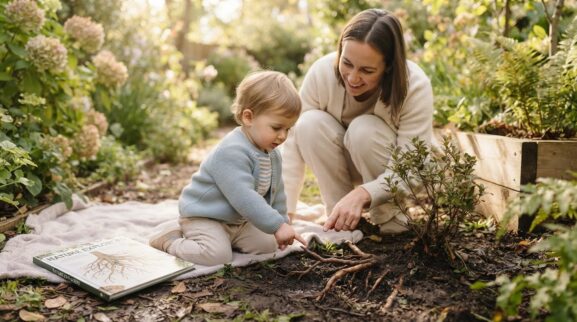 Root learning activity for a 2-year-old