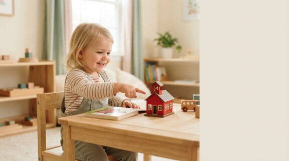 School learning activity for a 2-year-old