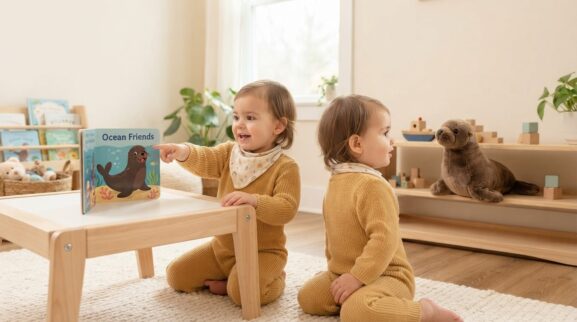 Sea Lion learning activity for a 1-year-old
