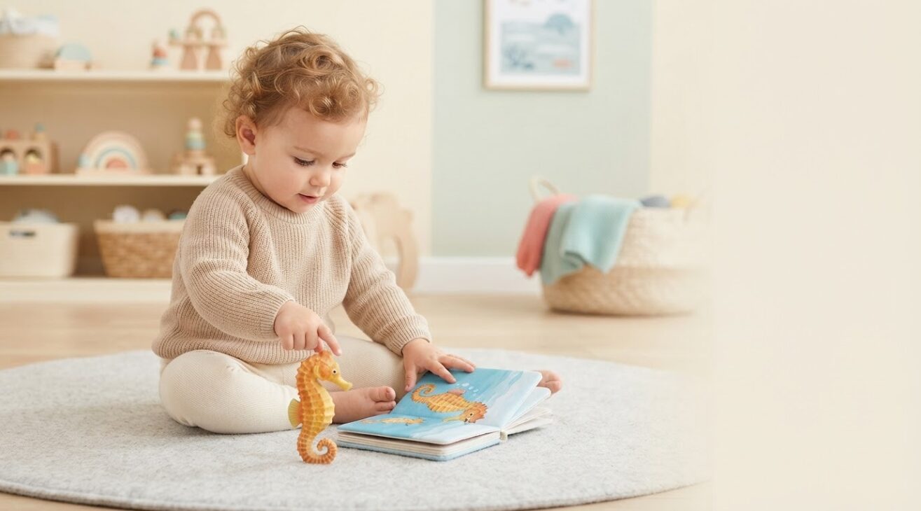 Learn the Word Seahorse for 1-Year-Old Toddlers