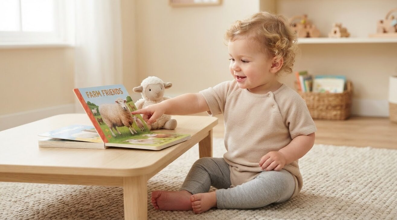Learn the Word Sheep for 1-Year-Old Toddlers