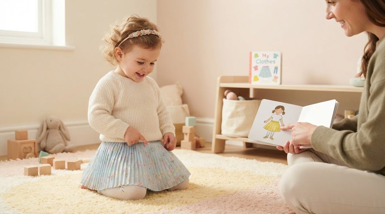 Learn the Word Skirt for 1-Year-Old Toddlers
