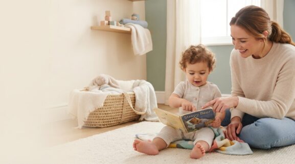 Sleep learning activity for a 1-year-old