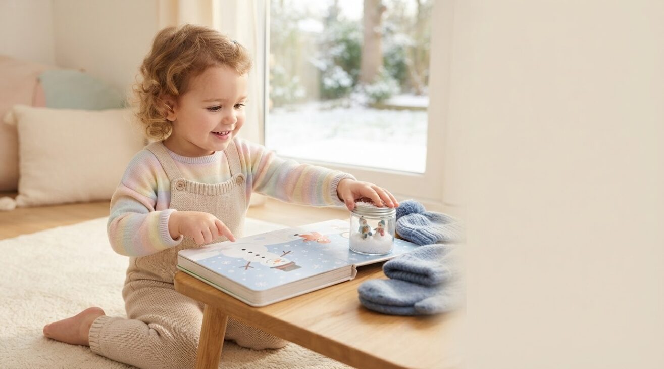 Learn the Word Snow for 2-Year-Old Toddlers