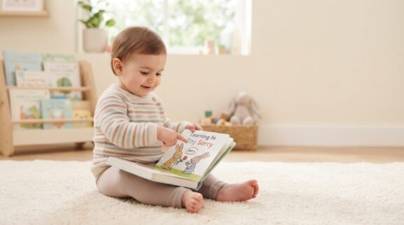 Sorry learning activity for a 1-year-old