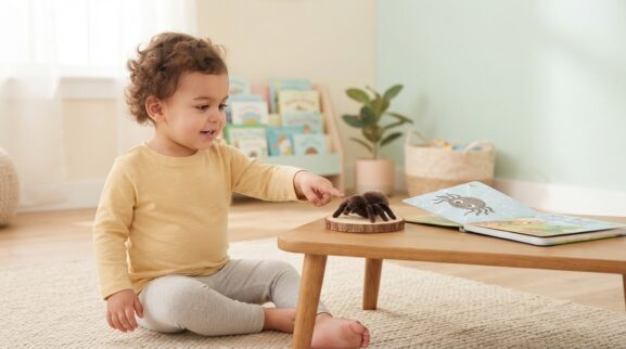 Spider learning activity for a 2-year-old