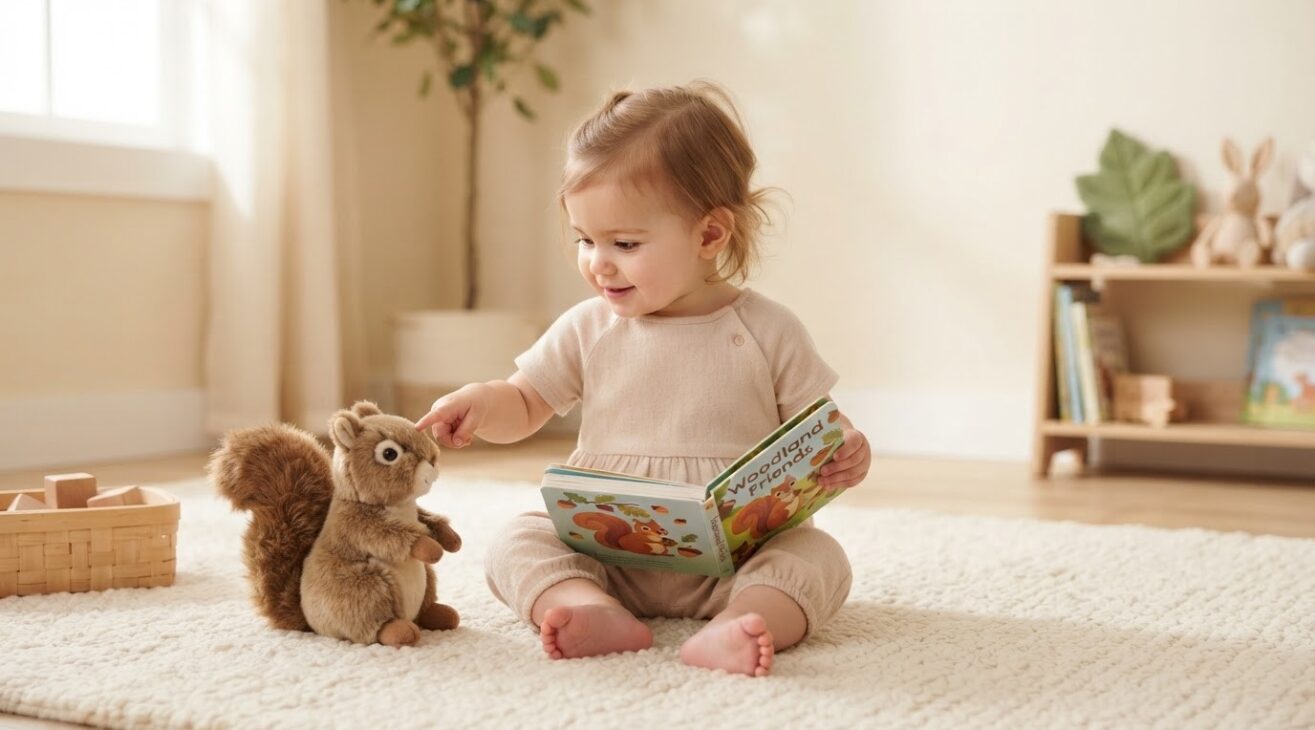 Learn the Word Squirrel for 1-Year-Old Toddlers