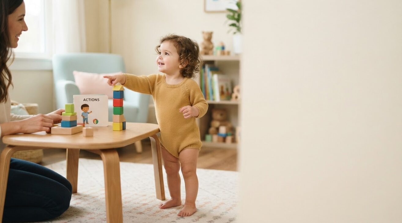 Learn the Word Stand for 1-Year-Old Toddlers