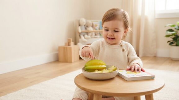 Star Fruit learning activity for a 1-year-old