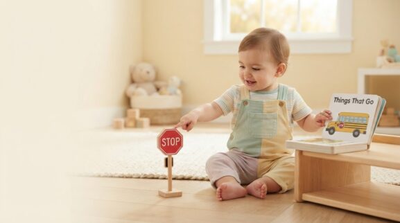 Stop learning activity for a 1-year-old