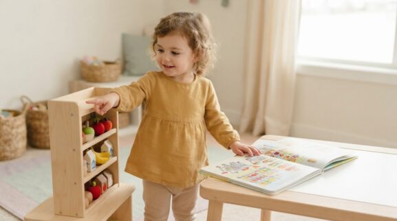Store learning activity for a 2-year-old