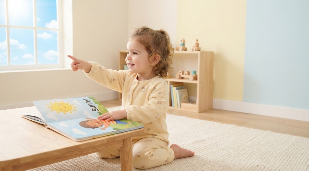 Learn the Word Sunny for 2-Year-Old Toddlers