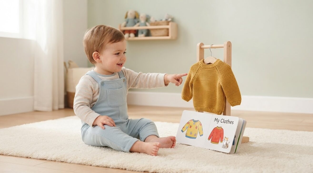 Learn the Word Sweater for 1-Year-Old Toddlers