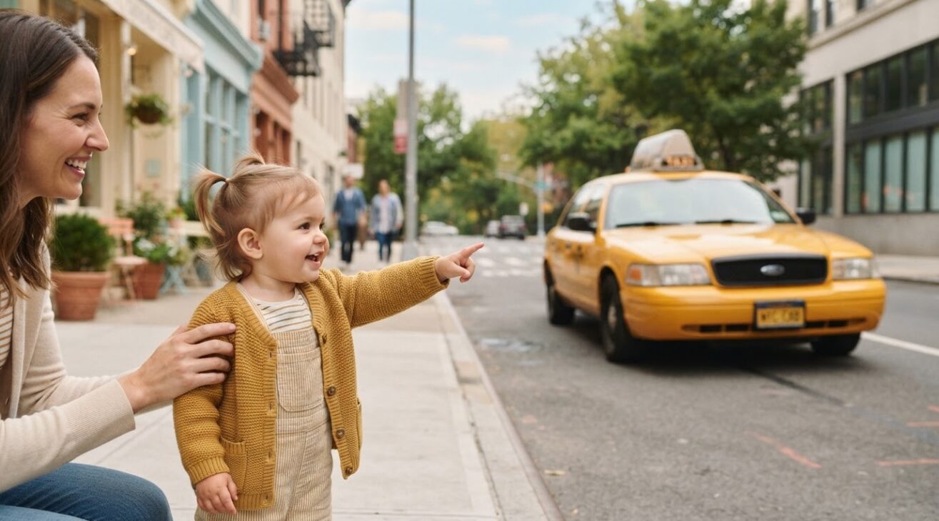 Learn the Word Taxi for 1-Year-Old Toddlers