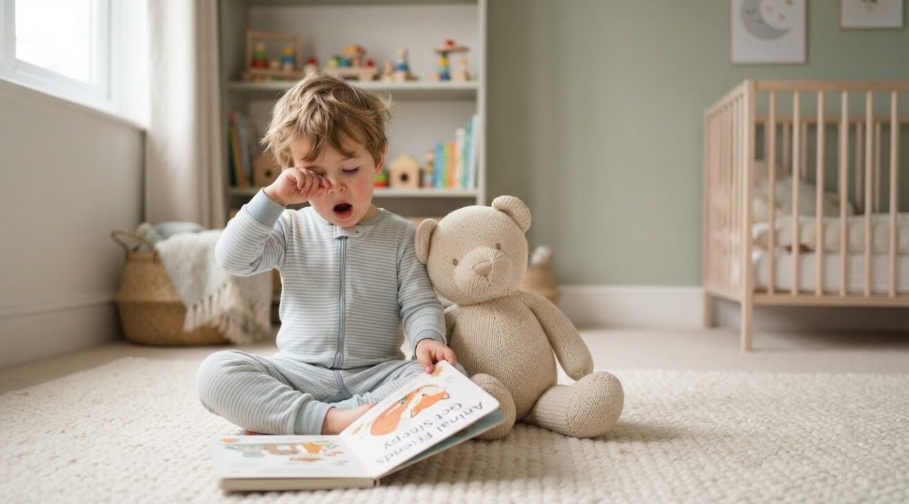Learn the Word Tired for 2-Year-Old Toddlers