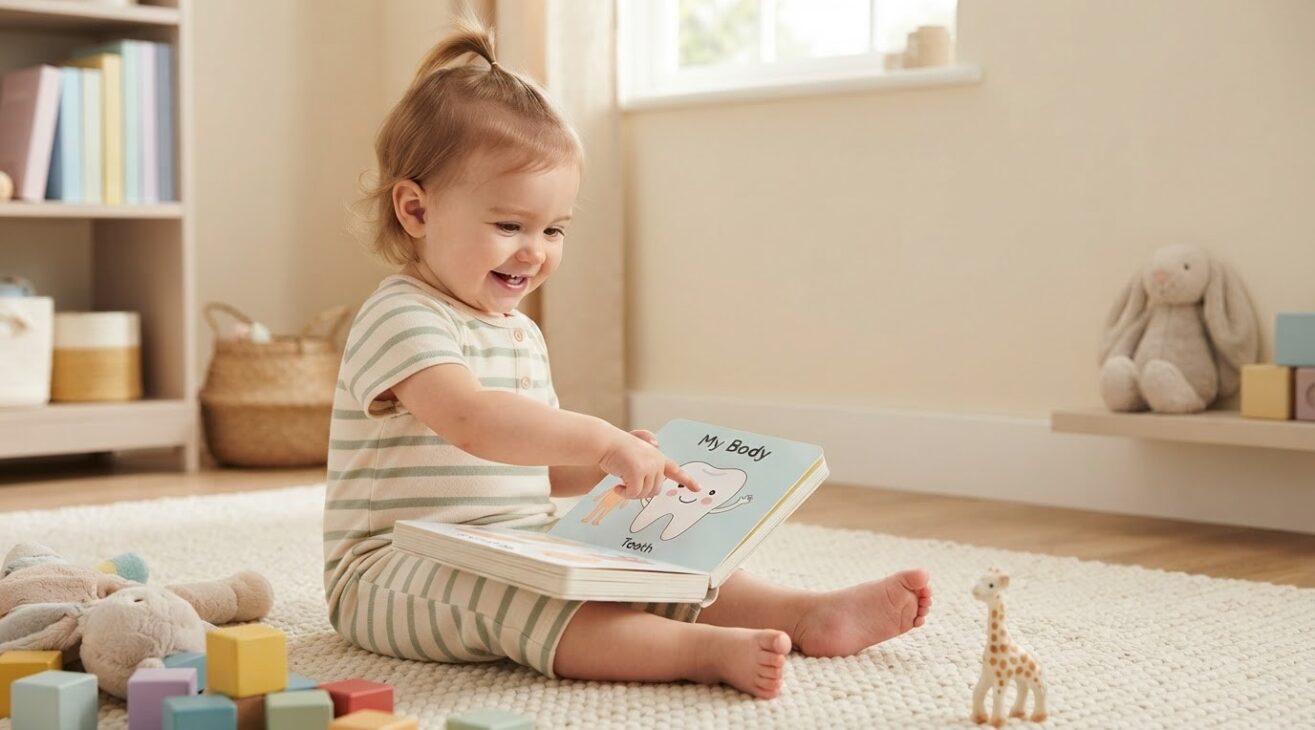 Learn the Word Tooth for 1-Year-Old Toddlers