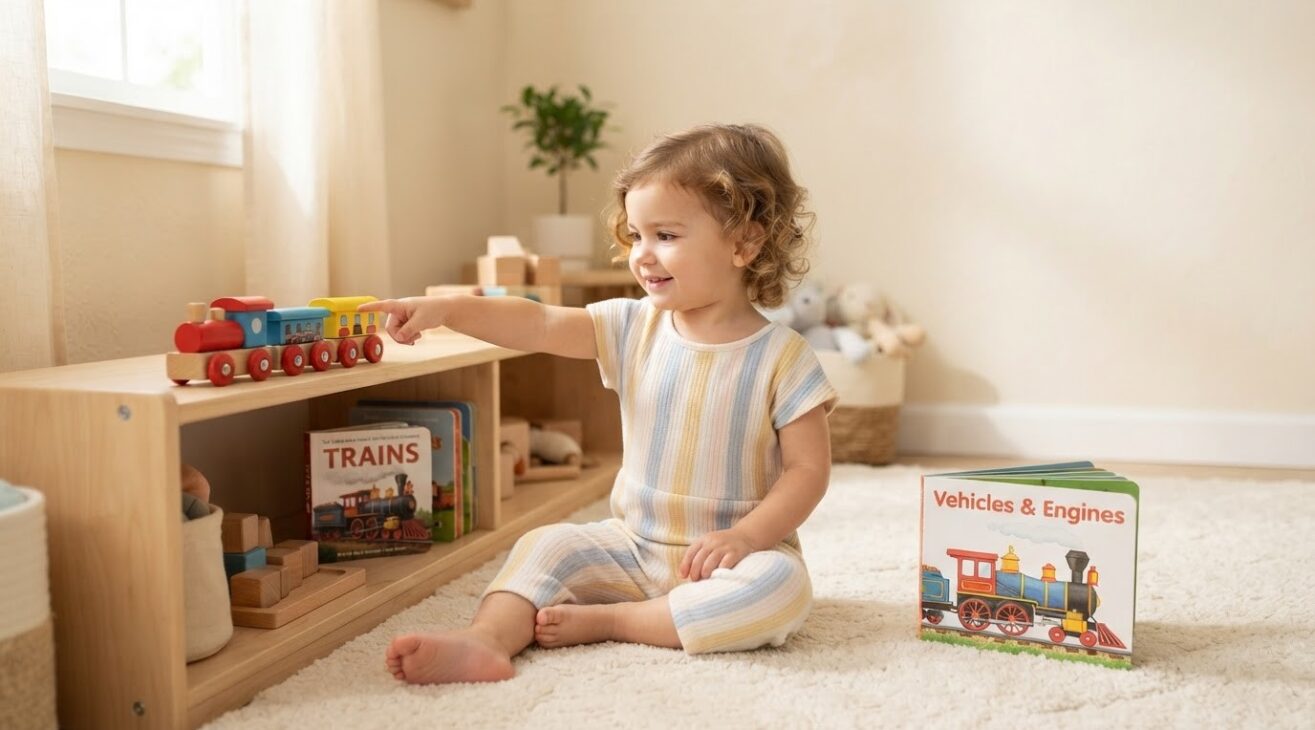 Learn the Word Train for 1-Year-Old Toddlers