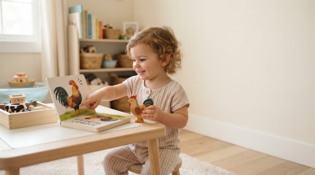 Learn the Word Wake for 1-Year-Old Toddlers