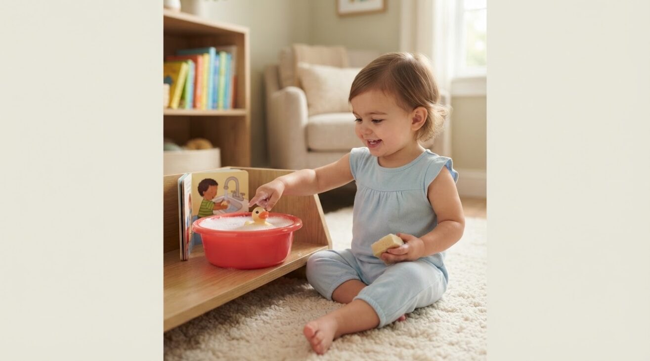 Learn the Word Wash for 1-Year-Old Toddlers